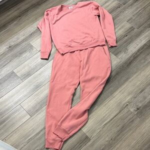 Hanes Pink Track Pants & Joggers Set